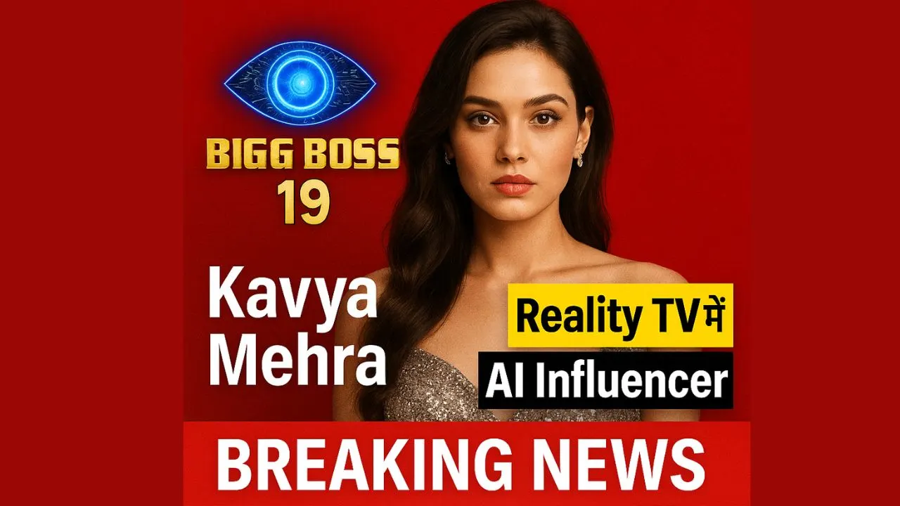 Bigg Boss 19 में AI Influencer Kavya Mehra की Entry- भारतीय Reality TV का सबसे बड़ा Experiment