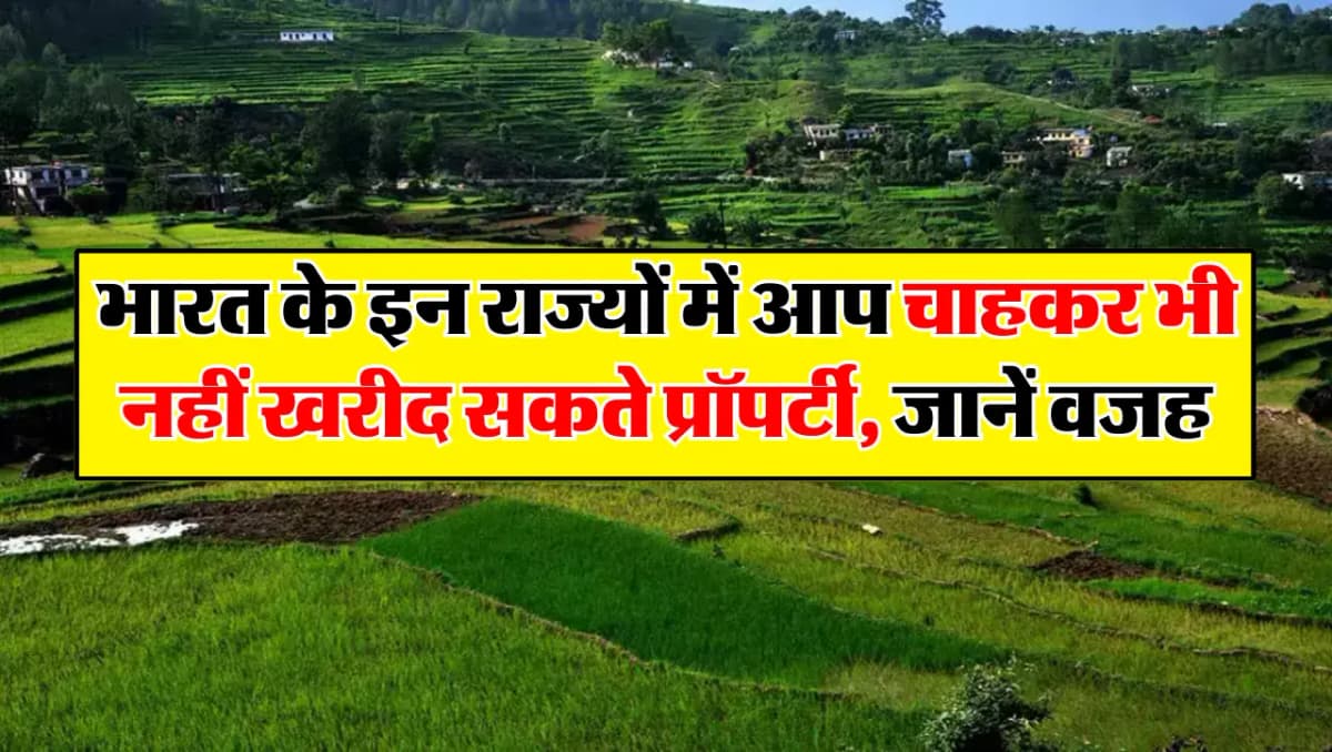 भारत के इन राज्यों में आप चाहकर भी नहीं खरीद सकते प्रॉपर्टी, जानें वजह